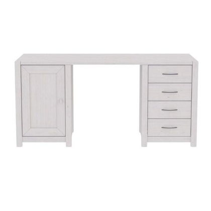 Стол письменный, 155x74x65, двухтумбовый Фьорд, белый воск  155x74x65