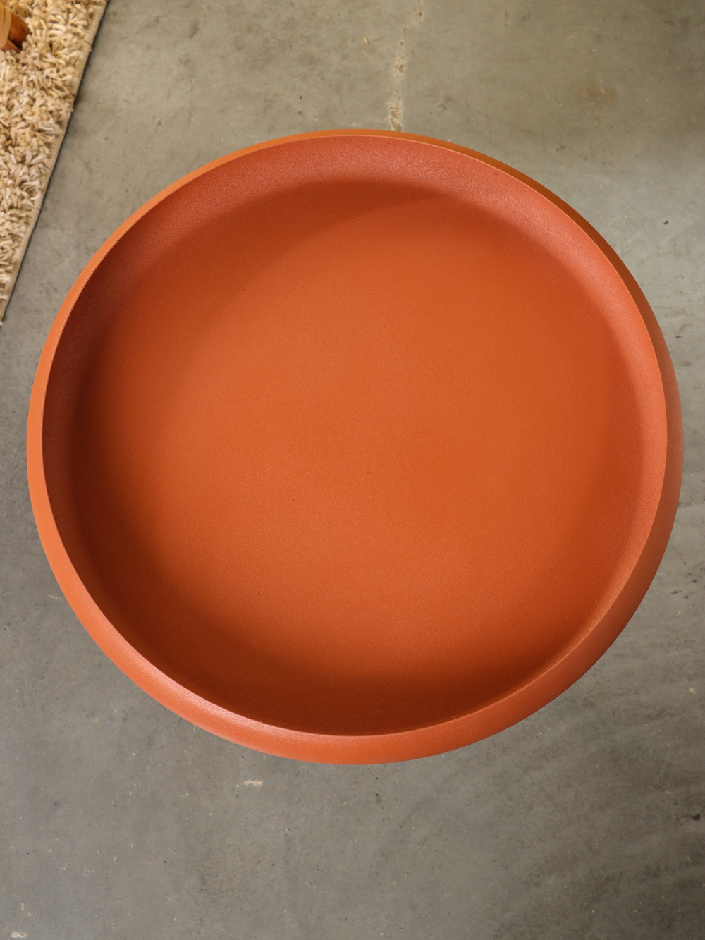 Столик кофейный текстурный "Терракотовый" 45х45х52 см