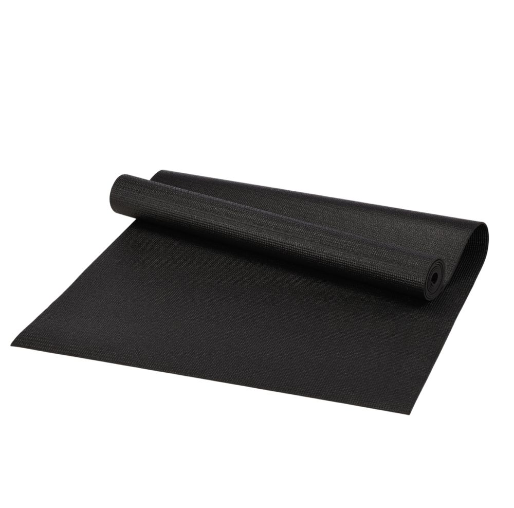 Коврик для фитнеса и йоги YM01-PVCYO-Black 173 х 61 х 0,3 см