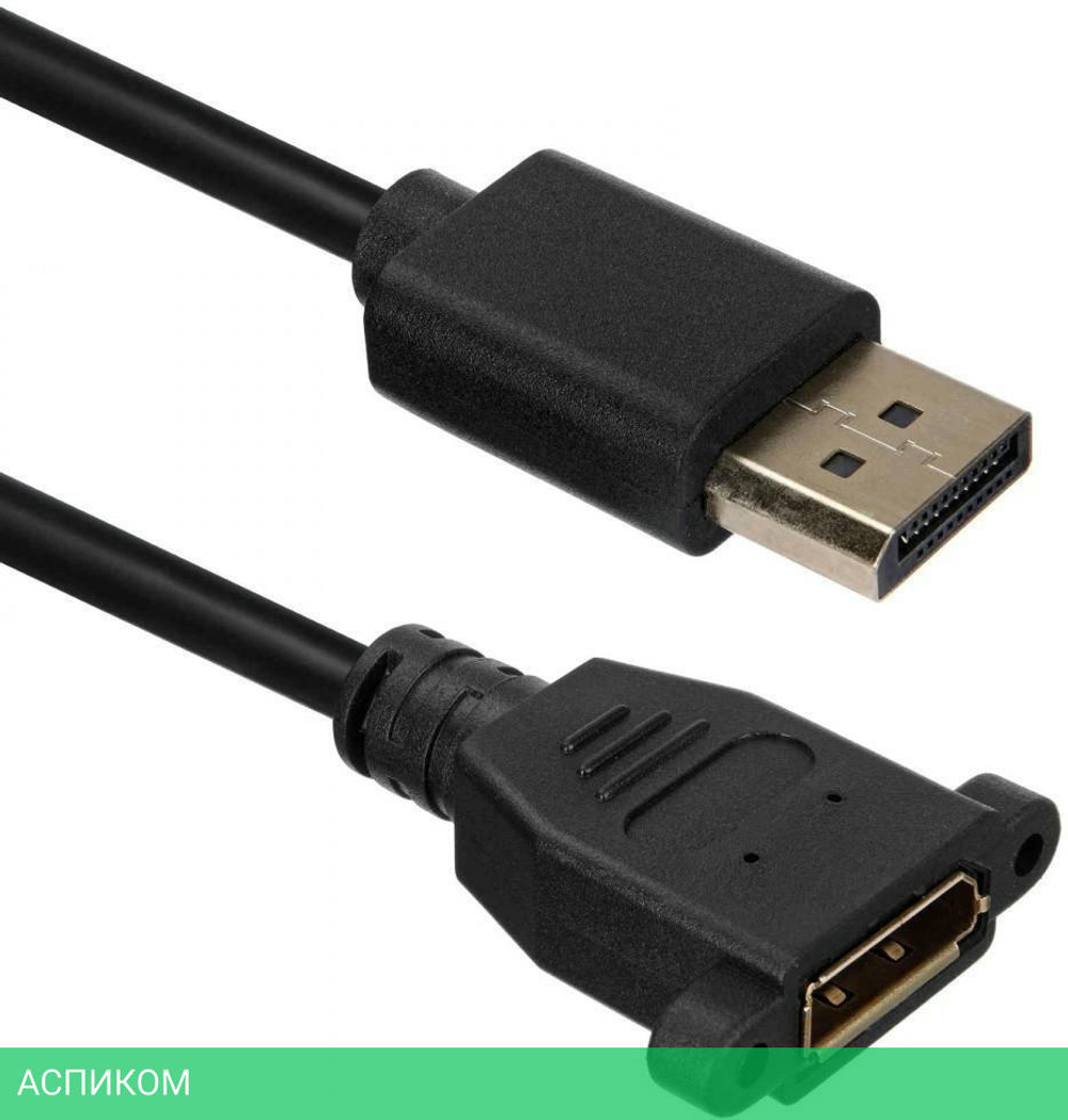 Удлинитель ACD DisplayPort - DisplayPort ACD-DDPF2-30B (3 м, черный)