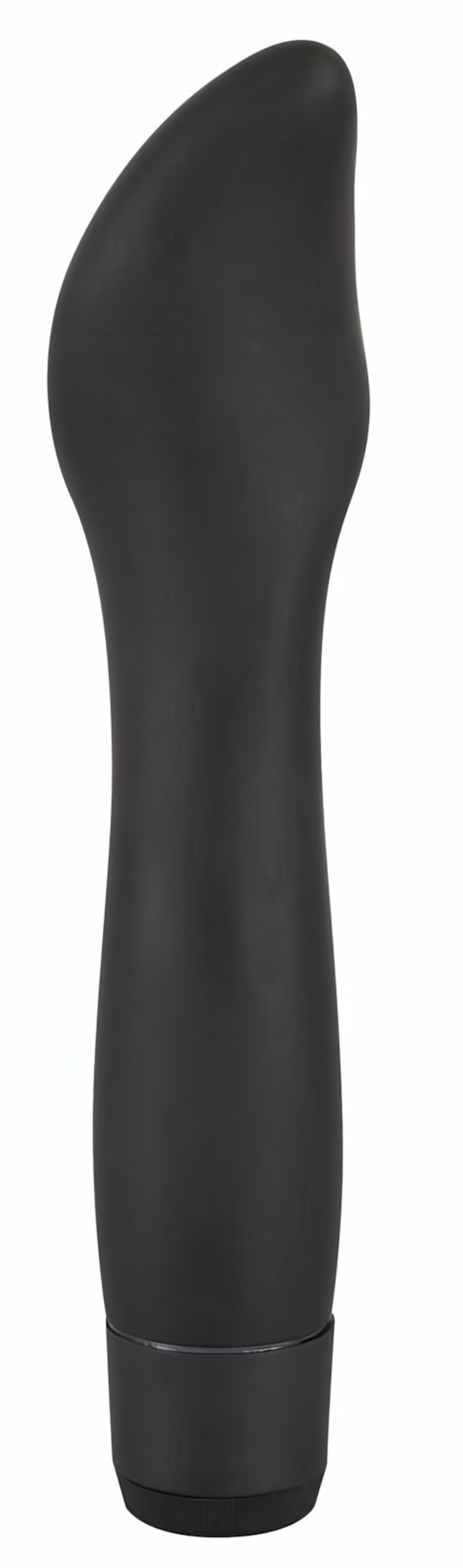 Вибратор-лепесток для стимуляции точки G - 18 см. (Цвет: черный)