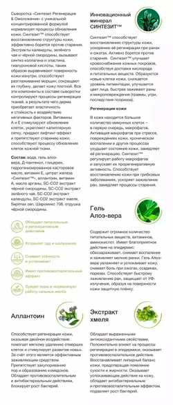 Сыворотка Синтезит Регенерация & Омоложение