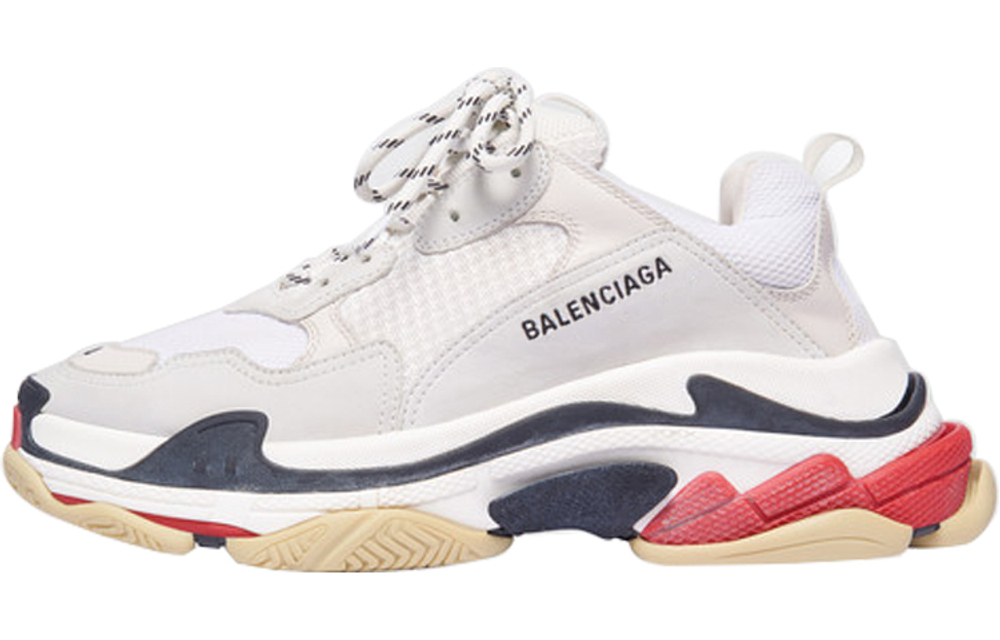 Balenciaga Balenciaga Triple S shock-absorbing non-slip low-top daddy shoes men's white old version