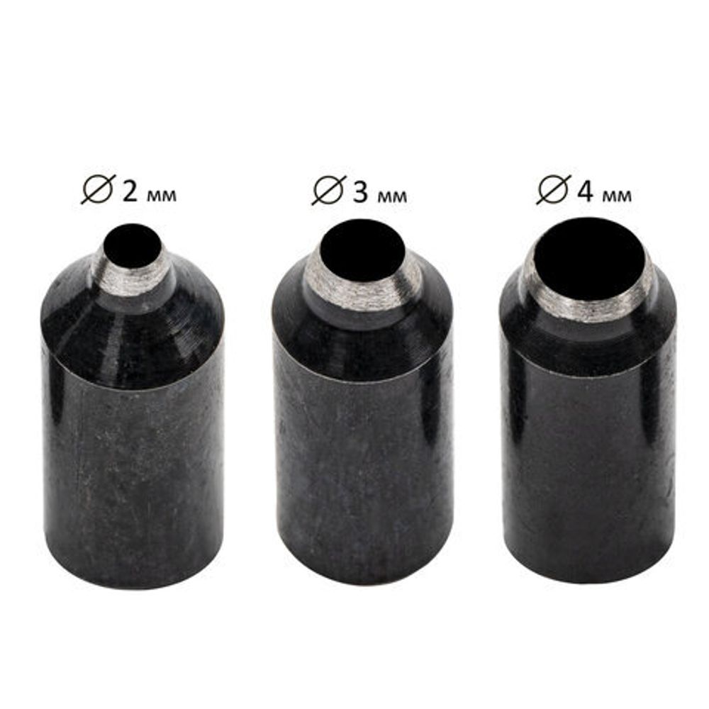 Дырокол для создания отверстий "Круг", диаметры 2 мм, 3 мм, 4 мм, ОСТРОВ СОКРОВИЩ, 663842, HCP-701