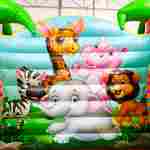 Коммерческий надувной батут «Заповедник» 8*4*4 м