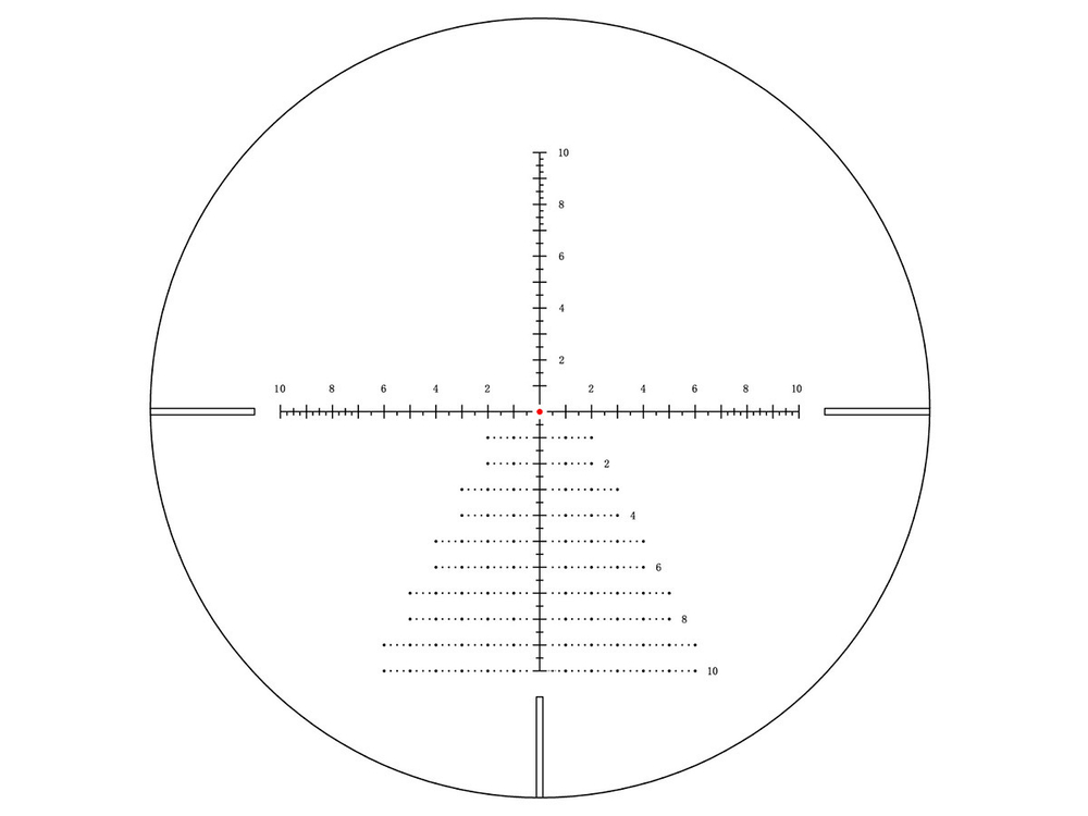 Прицел Vector Optics Veyron 10x44, SF, MPR-V5 (MIL), без подсветки, 30мм, 0.1 MIL, IPX4, 500г