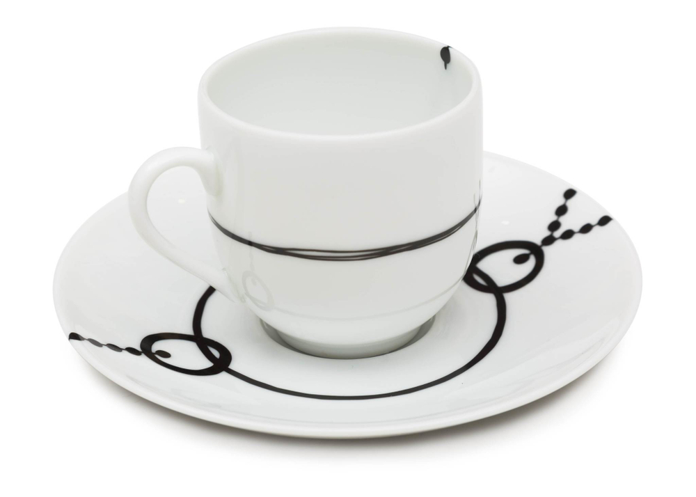 Кофейная чашка с блюдцем Ben edict 80 мл AR00062 Франция