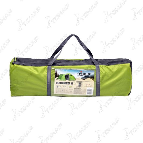 Палатка PREMIER BORNEO-6-G зеленая