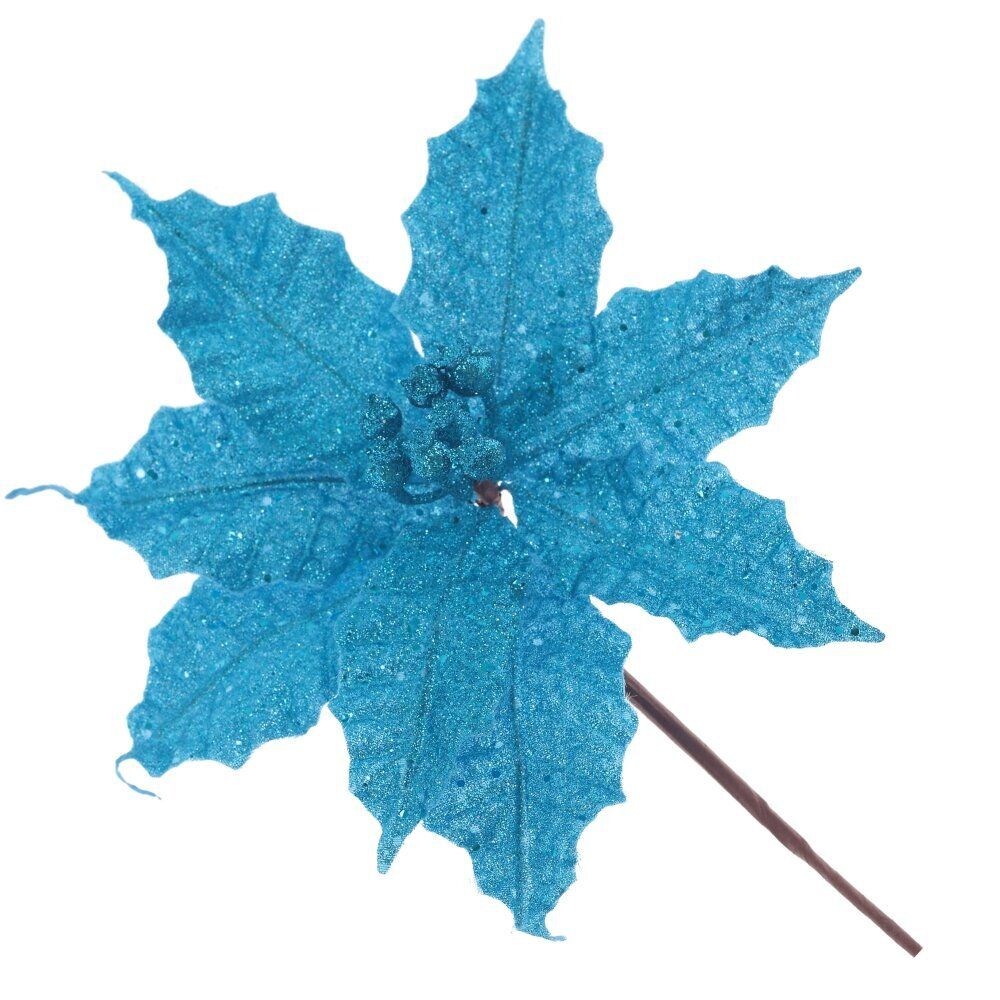 GAEM Цветок искусственный "Пуансеттия", L25 W25 H26 см, 3в.