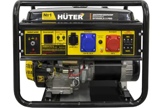 Бензиновый генератор HUTER DY9500LX-3 PRO