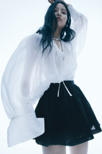 Мини-юбка broderie anglaise
