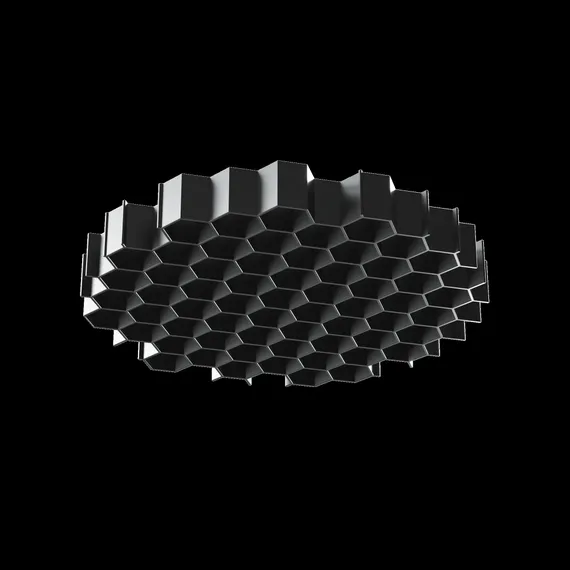 Антибликовая решётка ⌀26мм Technical honeycomb-d26
