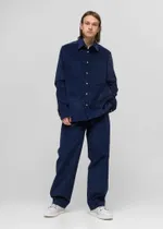 Рубашка FOS Микровельвет Синий