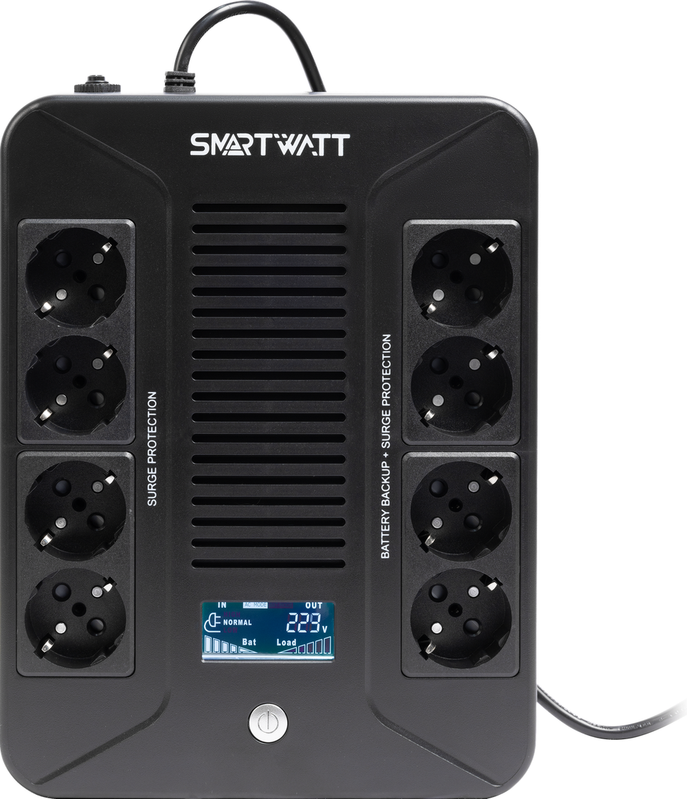 ИБП SMARTWATT UPS SAFE PRO LCD 600