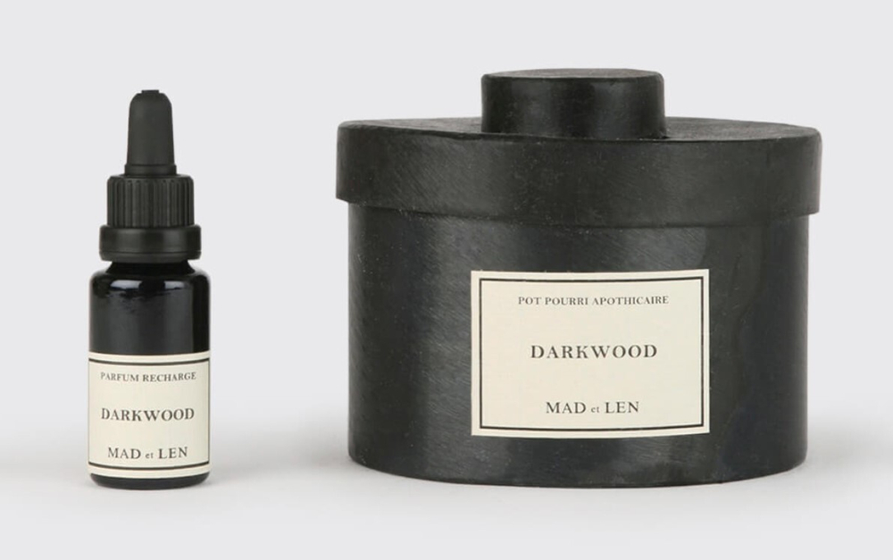 Камни ароматические Darkwood MAD et LEN лавовый камень/black