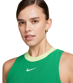 Женский топ теннисный Nike Court Slam Dri-Fit Tennis Tank Top - stadium green/stadium green/white