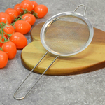Сито 100мм нерж с металлической ручкой
