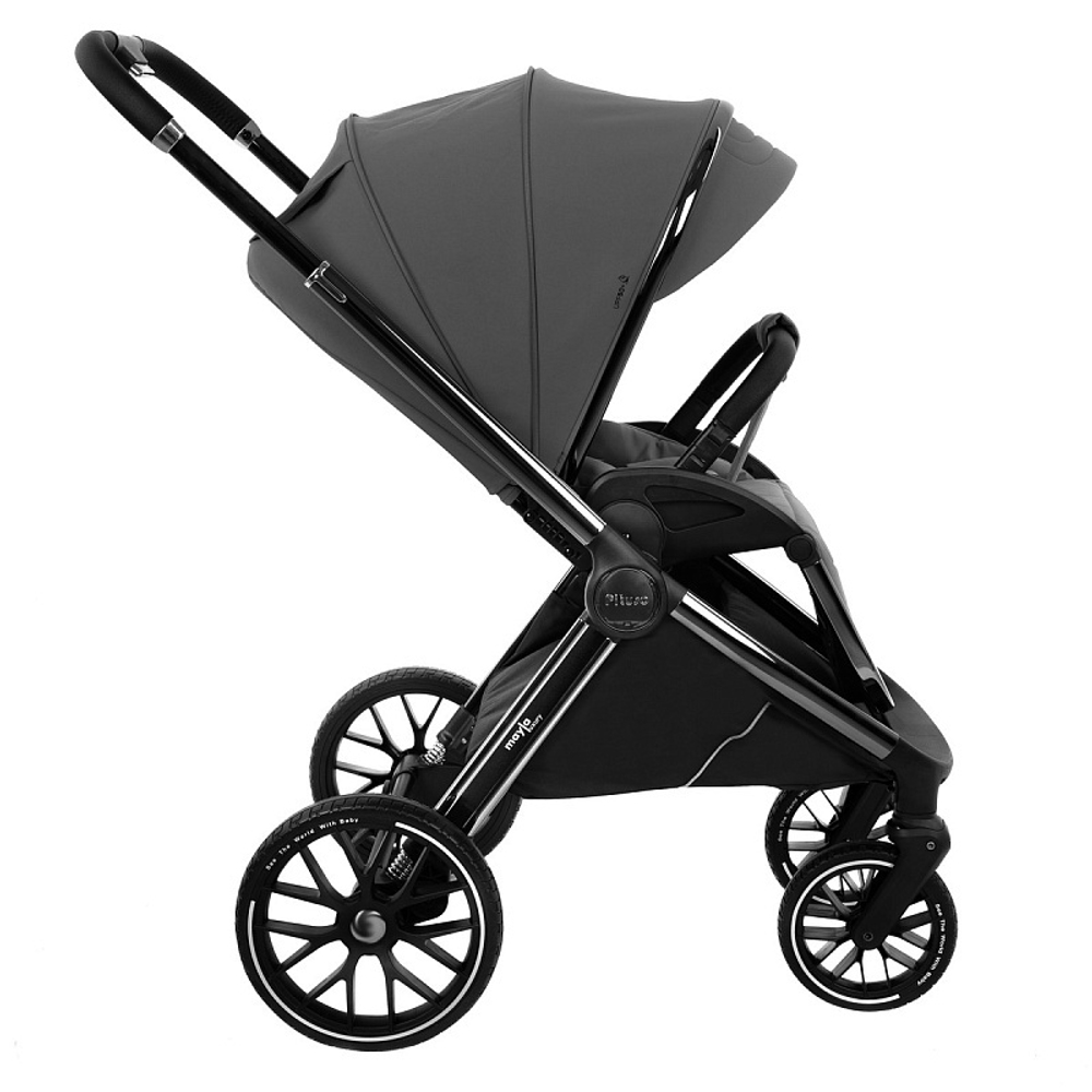 Pituso Коляска 2 в 1 Mayla Luxury Dark Grey