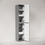 Шкаф-пенал напольный Sancos Folk Floor, 350х350х1880 мм, цвет Ergraut soft, арт. PFL35FES