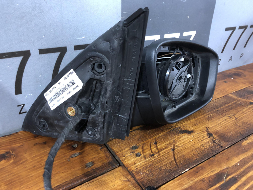 Зеркало правое 6 Pin Skoda Rapid 1 12-20 Б/У Оригинал 5JB857502M