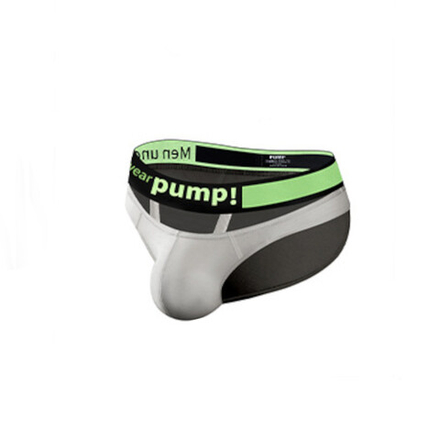 Мужские трусы брифы серые PUMP! MP245-3