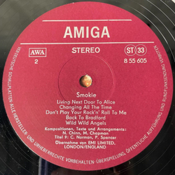 Винтажная виниловая пластинка LP Smokie Смоуки (ГДР 1978)