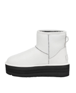 CLASSIC MINI PLATFORM LEATHER-white