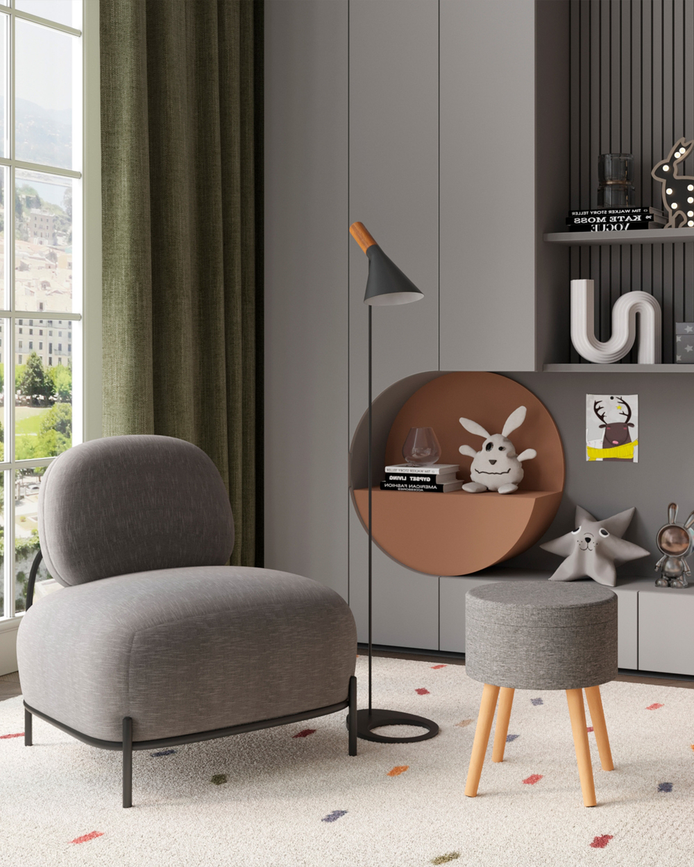 Торшер Moderli V11334-1F Turin