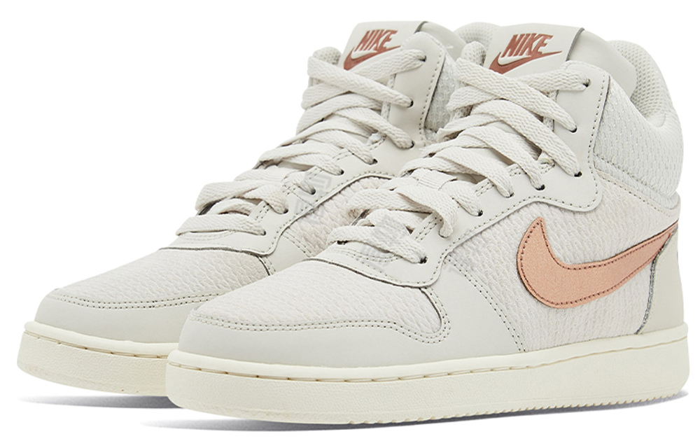 Женские кроссовки Nike Court Borough Mid Premium 'Light Bone Metallic Red Bronze' 844907-003