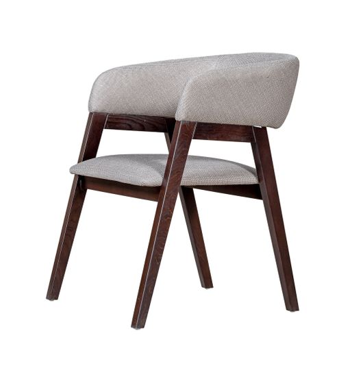 Стул P-01, массив бука, темно-коричневый орех, Florida Cappuccino