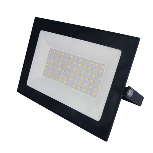 ULF-F21-70W/3000K IP65 200-250В BLACK Прожектор светодиодный. Теплый белый свет (3000К). Корпус черный. TM Uniel