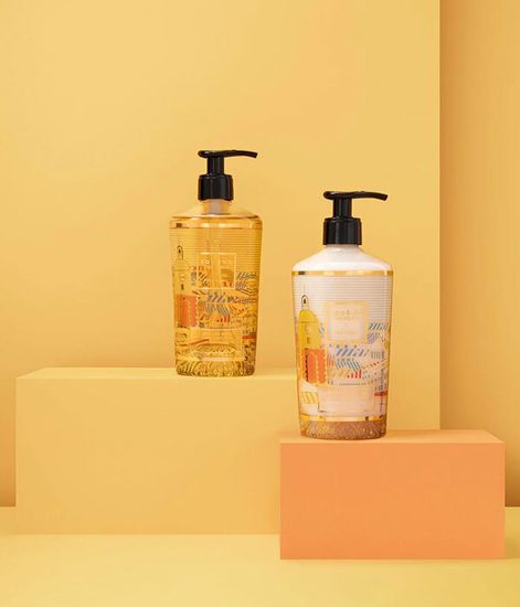Saint-Tropez, набор лосьон для рук и для тела и моющий гель, Baobab Collection