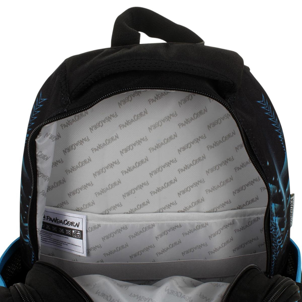 Ранец школьный "Гонки" ан.спинка,4отд,2 бок.карм,310х200х370мм,22,5л,ПЭС,светоотр.элем. (ПандаРог)