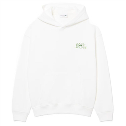 Мужская теннисная кофта Lacoste Multi Print Fleece - white