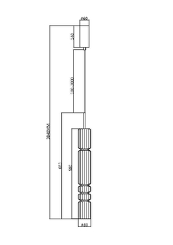 Подвесной светильник Maytoni Ordo MOD272PL-L12B3K