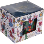 Кружка керамическая 400мл «Новогодний калейдоскоп» в подарочной коробке