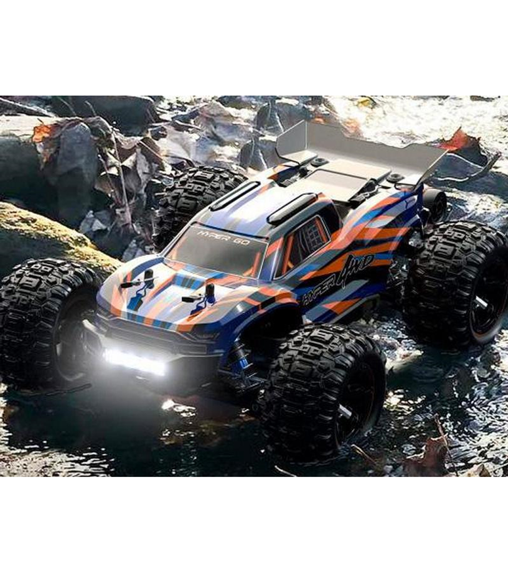 Радиоуправляемый монстр MJX Hyper Go 16108 (оранжевый) 4WD 2.4G LED 1/16 RTR