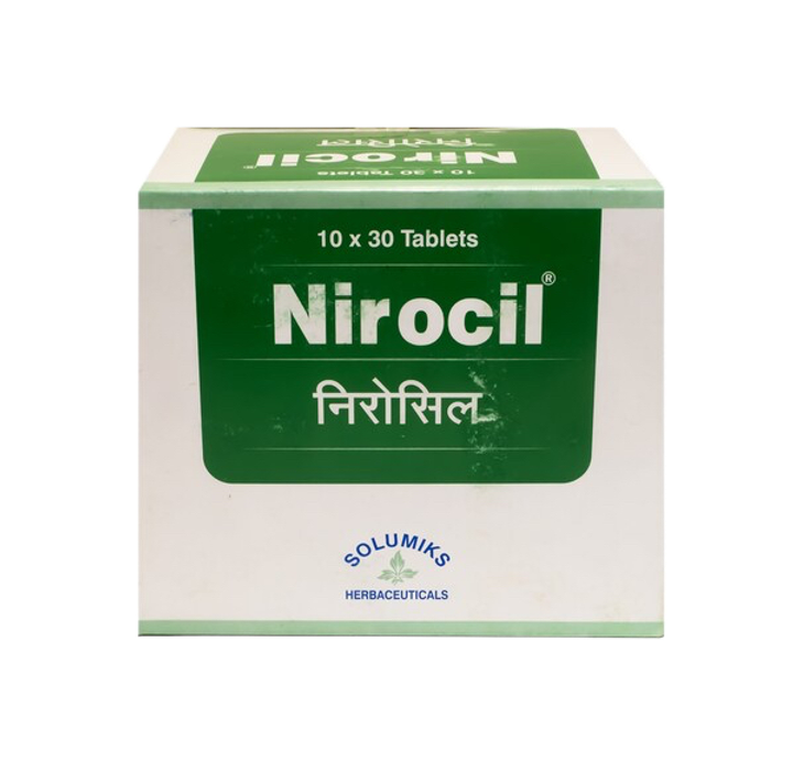 БАД Solumiks Herbaceutic als Nirocil Нироцил (Бхумиамалаки) 30 таб х 10 шт = 300 таб