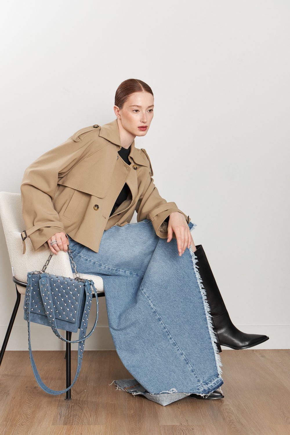 BAD GIRL LARGE BAG BLUE