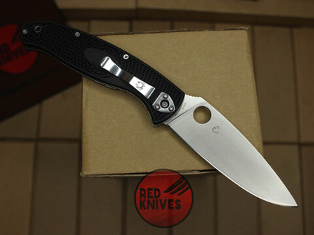 Нож Spyderco Resilience LTW F/P - рукоять черная