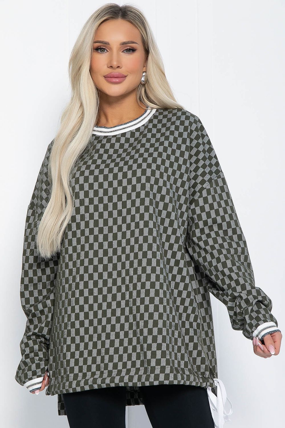 Свитшот Мания (хаки) Б12370-1 LT Collection