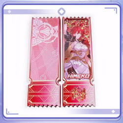 Акриловый билет с блёстками "Хонкай Стар Рейл / Honkai: Star Rail"