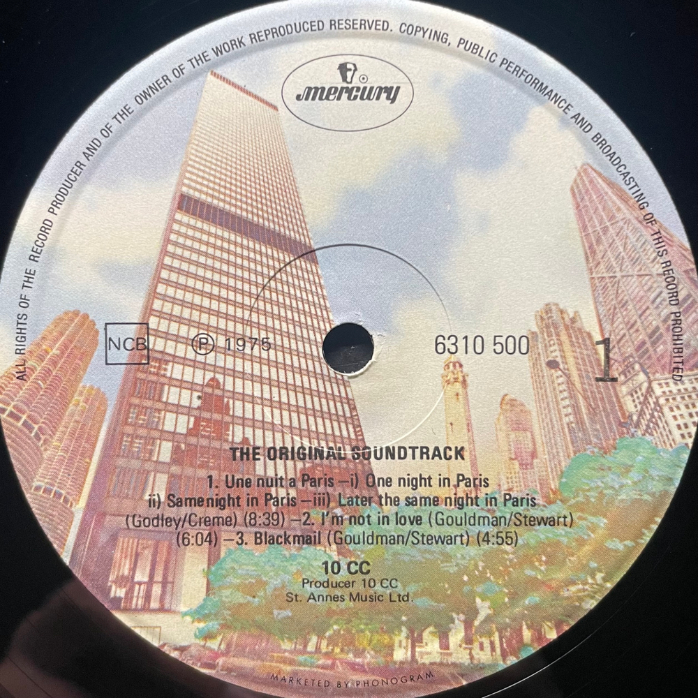 10cc - The Original Soundtrack (Скандинавия 1975г.)