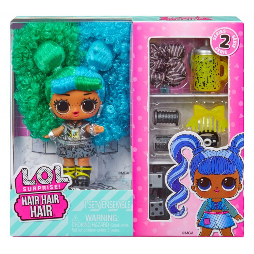 LOL SURPRISE - Кукла бунтарь с волосами Hair Hair Hair Series 2 584445 E