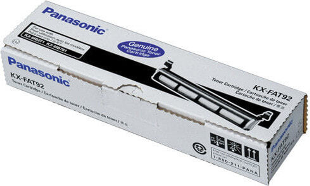 Panasonic KX-FAT92 Подлинный Черный 1 шт KX-FAT92X