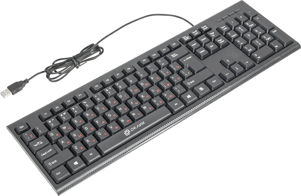 Клавиатура OKLICK 120M Black