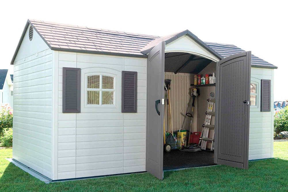 Большой пластиковый сарай LifeTime 15x8