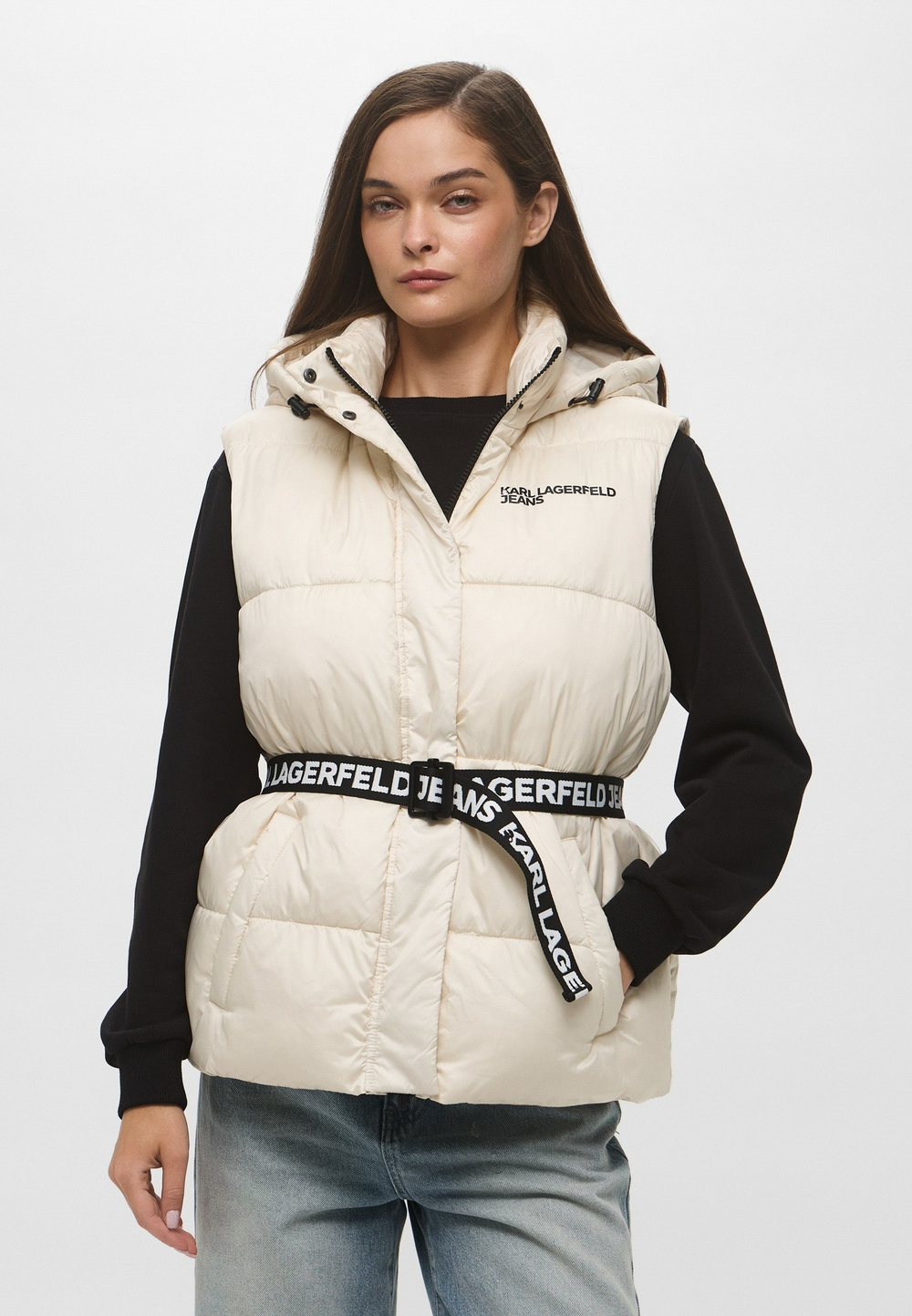 Жилет утепленный женский KARL LAGERFELD JEANS