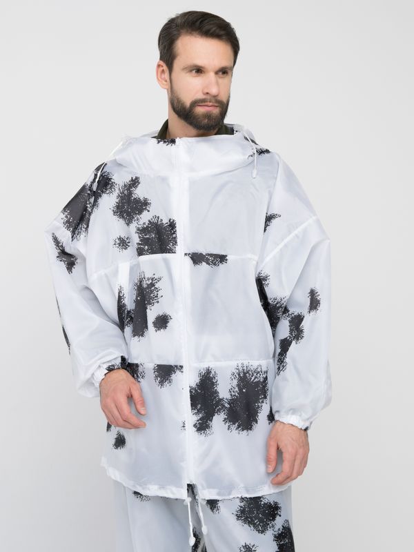 Костюм зимний маскировочный Метель с молнией ткань Taffeta цвет Клякса