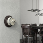 Выключатель на 4 положения двухклавишный Vintage (слоновая кость матовый/хром)